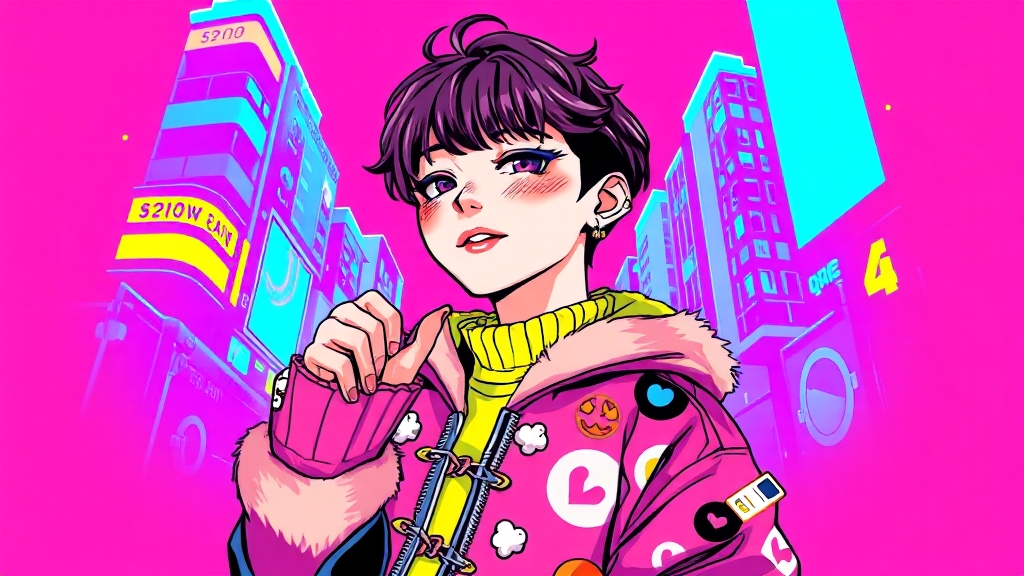 캐릭터 IP 활용 전략 (illustration 스타일)
