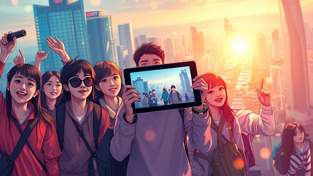 ‘케데헌’ 이후 K팝 팬덤 미래 (illustration 스타일)