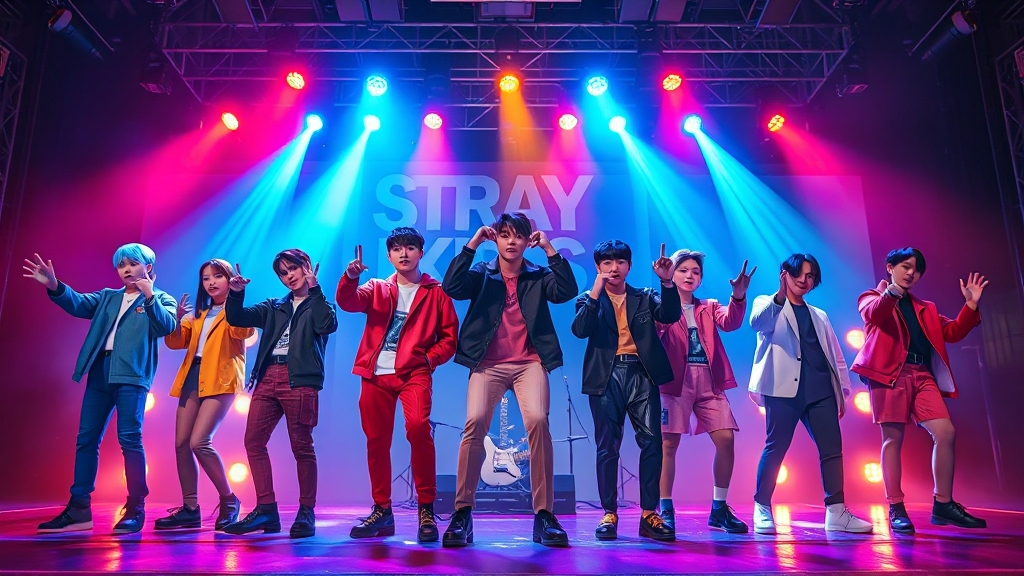 Stray Kids 소개: JYP 8인조 그룹 (realistic 스타일)